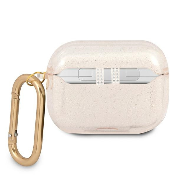 Case Guess GUAPUCG4GD AirPods Pro cover gold / gold Glitter Collection