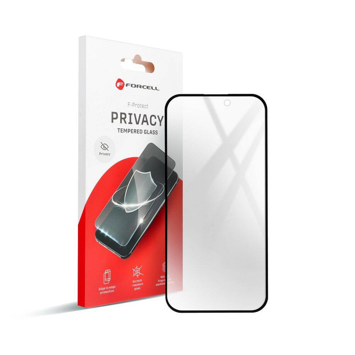 Szkło hartowane do iPhone 14 PRO MAX Forcell Privacy Glass czarne