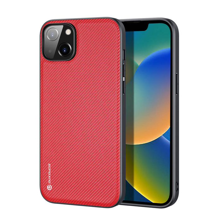 Dux Ducis Fino Schutzhülle iPhone 14 Max rotes Nylon