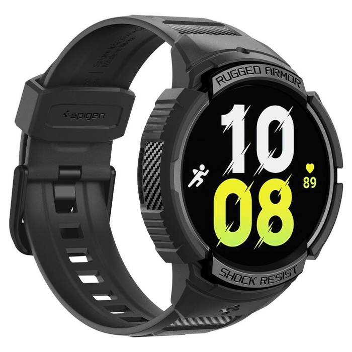Hülle Spigen Rugged Armor "pro" Galaxy Watch 6 (44 MM) Schwarz Case