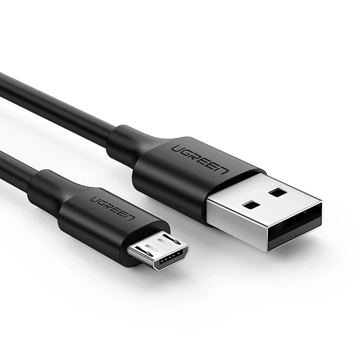 Cavo UGREEN USB-A Micro USB QuickCharge 3.0 2.4A 0.25m Nero