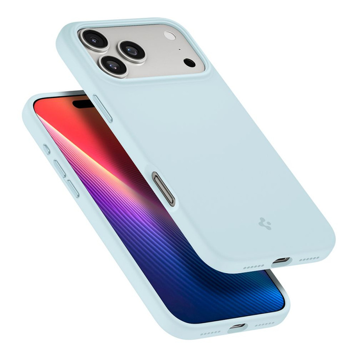 Funda Spigen IPhone 17 PRO MAX SILICONE FIT Mag MagSafe MUTE AZUL