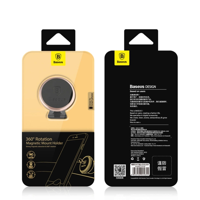 Magnetische Autohalterung für das Baseus 360º Cockpit (Overseas Edition) – Silber