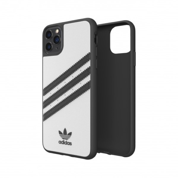 Adidas Moulded Case PU iPhone 11 Pro Max weiß-schwarz/weiß-schwarz 36292