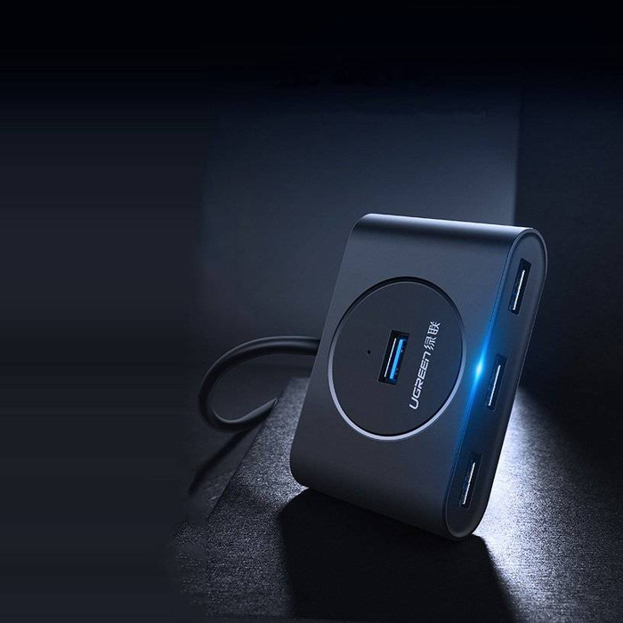Ugreen HUB Splitter 4x USB 3.2 Gen 1 (0,5 m Kabel) schwarz (20290)
