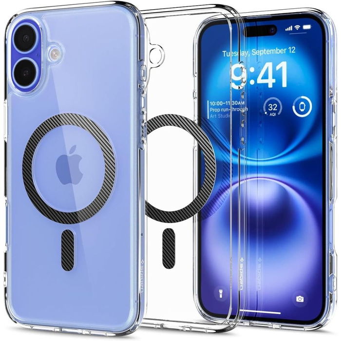 Spigen Ultra Hybrid Mag MagSafe IPhone 16 FIBRA DE CARBONO