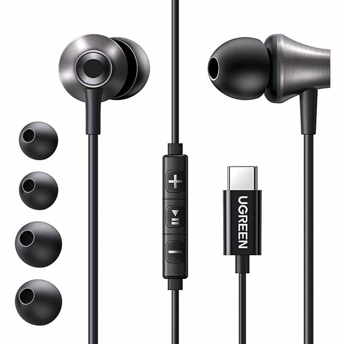 Kopfhörer in-Ear-Kopfhörer Ugreen 3,5 mm EP105 (schwarz)