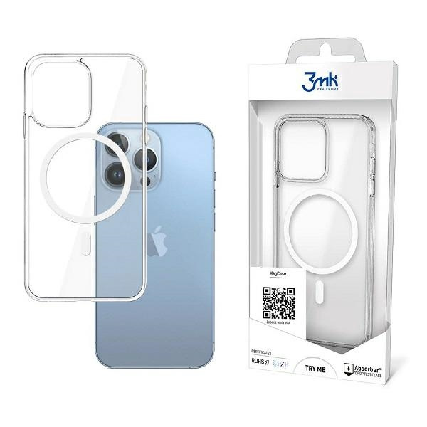 Pouzdro 3mk Apple iPhone 13 Pro Clear MagCase