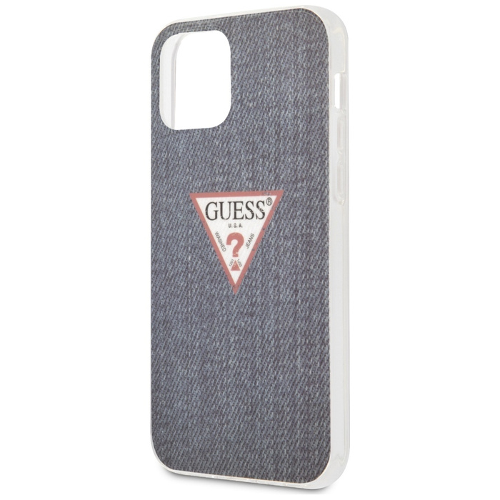 Puzdro GUESS Apple iPhone 12 Pro Max Jeans Collection GUHCP12LPCUJULDB Navy Blue Hardcase