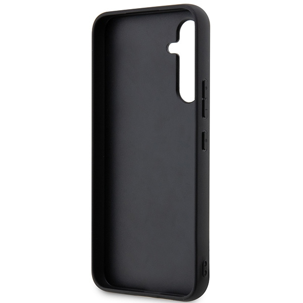 Guess GUHCSA54G4GFGR A54 5G A546 grau/grau hart case 4G Metall Gold Logo