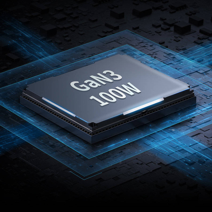 Baseus GaN3 Pro Desktop Fast Charger 2U + 2C 100W EU Black