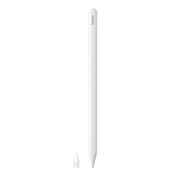 Baseus Stylus mit kabellosem Laden für iPad weiß + austauschbare Spitze