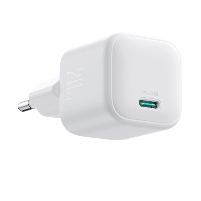 Joyroom JR-TCG08 GaN 20W Power Delivery Wall Charger - White