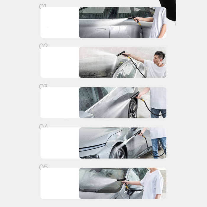 Mycí pistole Baseus Baseus - sprinkler, myčka 7,5 m - černá (GF5)