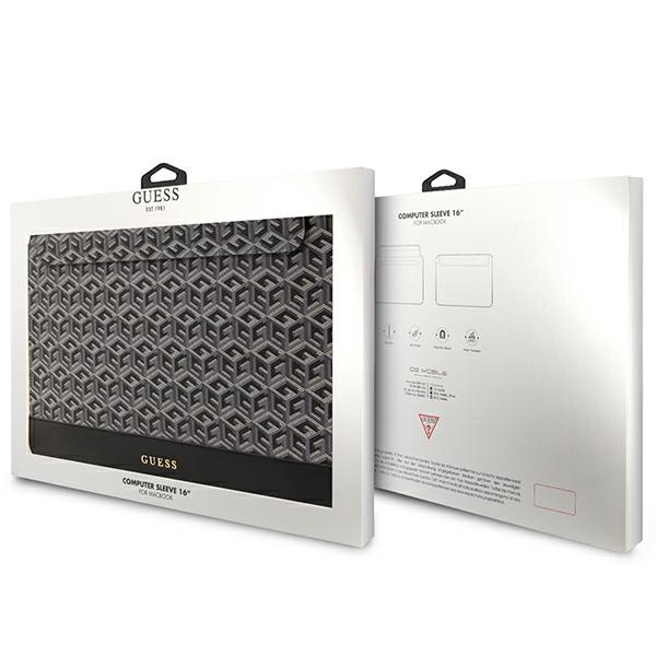 Guess Sleeve GUCS16HGCFSEK 16" negro /negro GCube Stripes