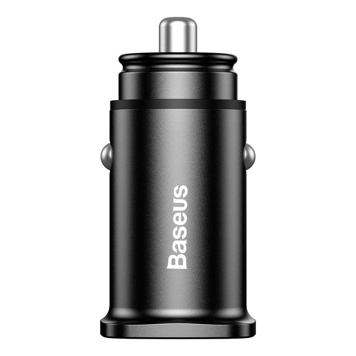 Baseus Square Smart Car nabíječka 2x USB QC3.0 Quick Charge 3.0 SCP AFC 30W černá (CCALL-DS01)