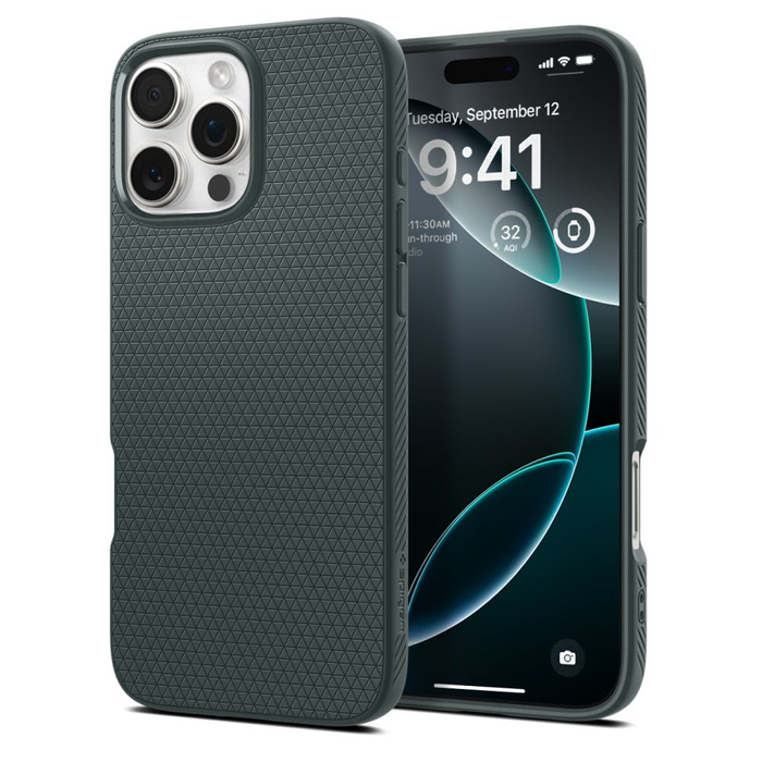 Spigen Liquid Air IPhone 16 PRO MAX VERDE ABISMO