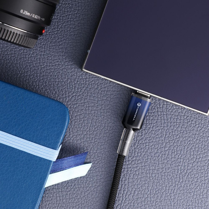 Kabel USB C do USB C Forcell F-Energy QC4.0 PD 5A 100W Gradient 1 m C357 czarny