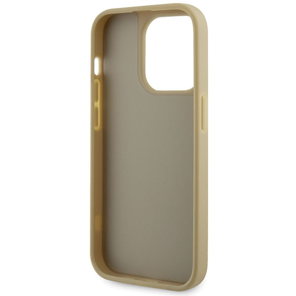 Cover Guess GUHCP14LHDGTPD iPhone 14 Pro 6.1" oro/oro durocase Triangolo con strass Case