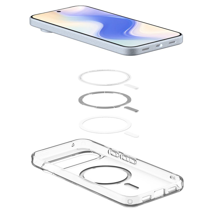 Spigen Ultra Hybrid Mag MagSafe GOOGLE PIXEL 10 / 10 PRO CLEAR/WHITE