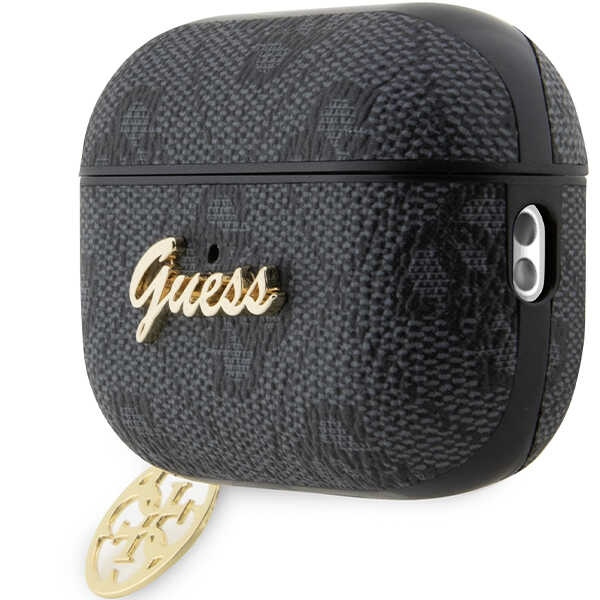 Hülle Guess GUAP2G4GSMK AirPods Pro 2 Abdeckung schwarz/schwarz 4G Charm Kollektion Case