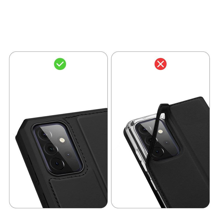 DUX DUCIS Skin X Holster Cover für Samsung Galaxy A72 4G schwarz