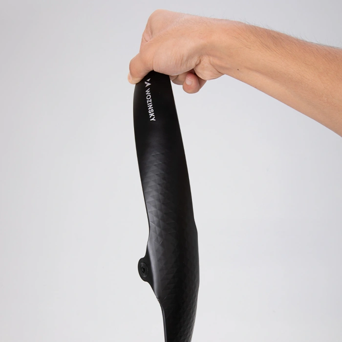 Błotnik rowerowy Wozinsky WBR-01 uniwersalny z regulacją - czarny