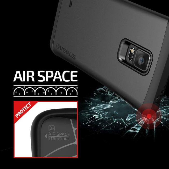 Hülle Samsung Galaxy Note Edge VERUS Hard Drop Schwarz wie Spigen SGP Abdeckung