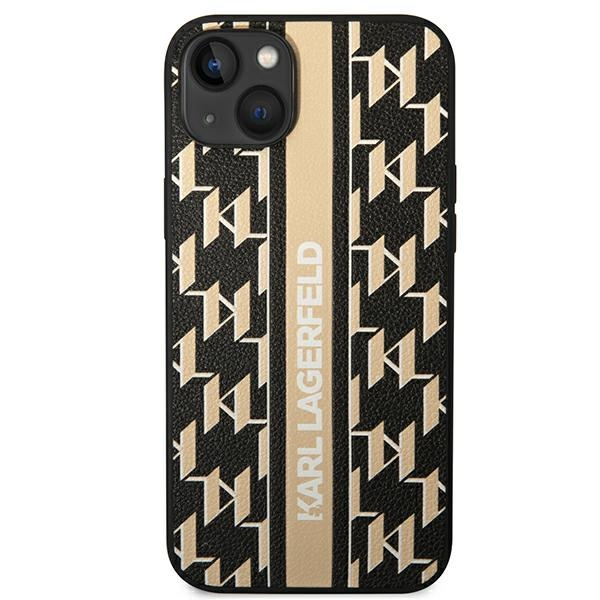 Karl Lagerfeld KLHCP14MPGKLSKW iPhone 14 Plus 6.7" hardcase brown/brown Monogram Stripe