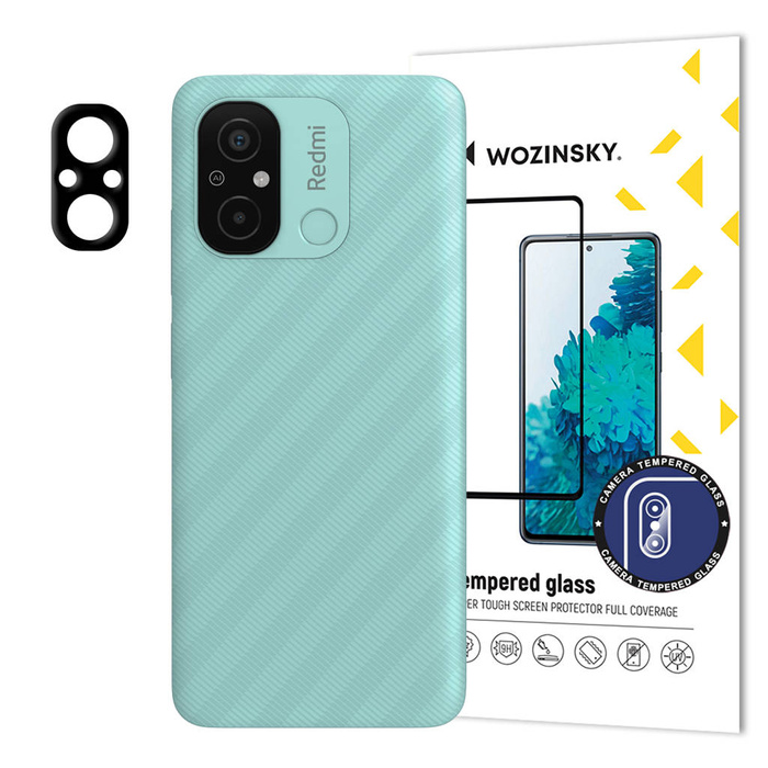 Wozinsky Full Camera Glass Vidrio Templado para Xiaomi Redmi 11A / Poco C55 / Redmi 12C para Cámara 9H