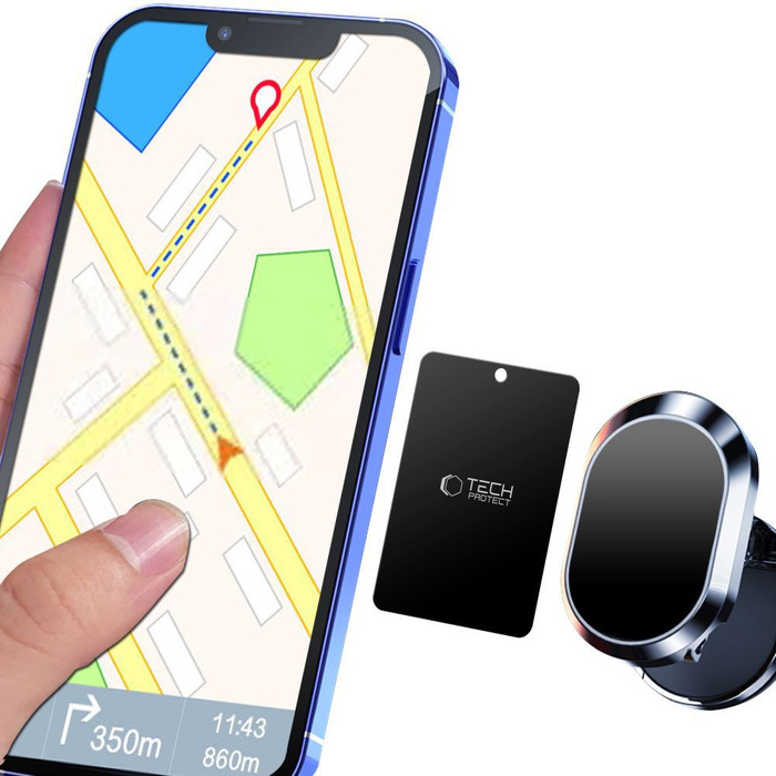 TECH-PROTECT METALPLATE MagNETIC CAR MOUNT 4-PACK BLACK