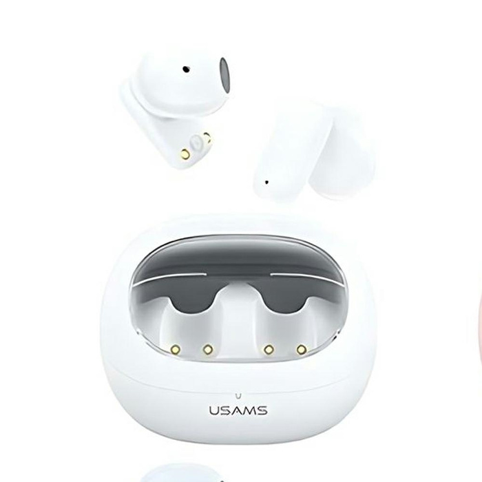 USAMS Słuchawki Bluetooth 5.3 TWS TD Series bezprzewodowe biały/white BHUTD01 (TD22)