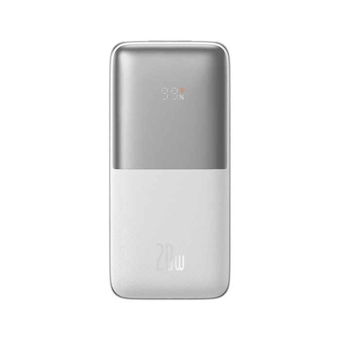 Baseus Baseus Pro 10000mAh 20W weiße Powerbank mit USB Typ A - USB Typ C 3A 0,3 m Kabel (PPBD040202)