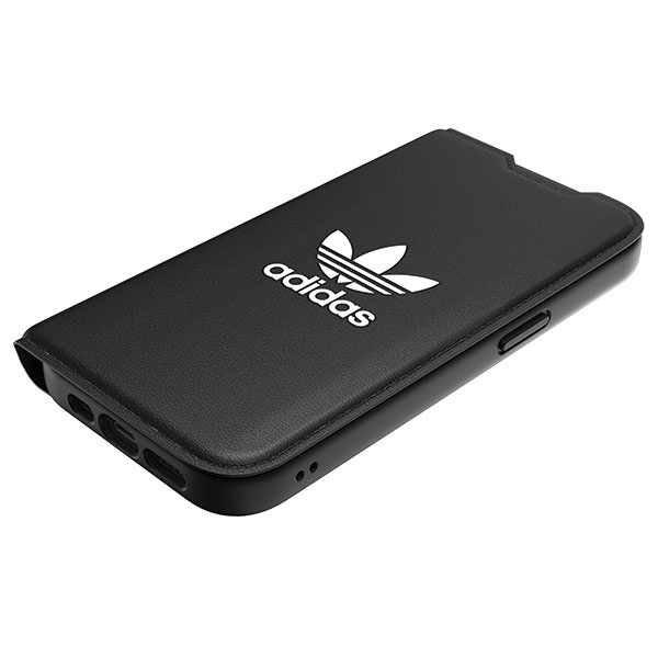 Adidas OR Booklet Case BASIC iPhone 14 Pro 6.1" czarno biały/black white 50182