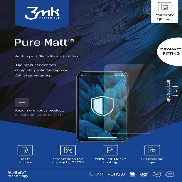 3mk All-In-One Pure Matt Držák na telefon suchý/mokrý 5 ks.
