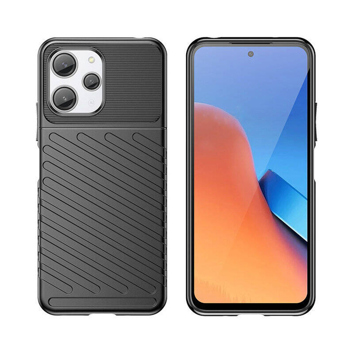 Armored Xiaomi Redmi 12 Thunder Case - black