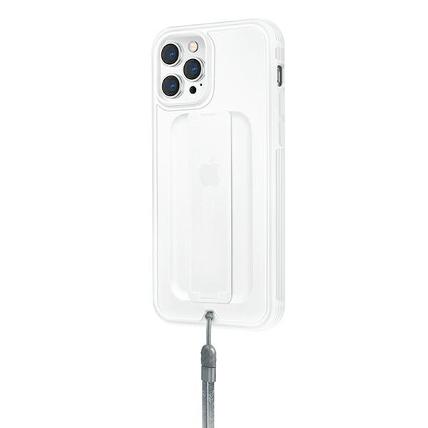 Uniq Hülle Heldro iPhone 12/12 Pro 6.1 &quot;weiß / Naturfrost Antimikrobiell