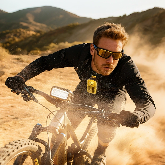 Głośnik Bluetooth Joyroom Maya JR-MS03 przenośny z wbudowaną latarką odporny - żółty