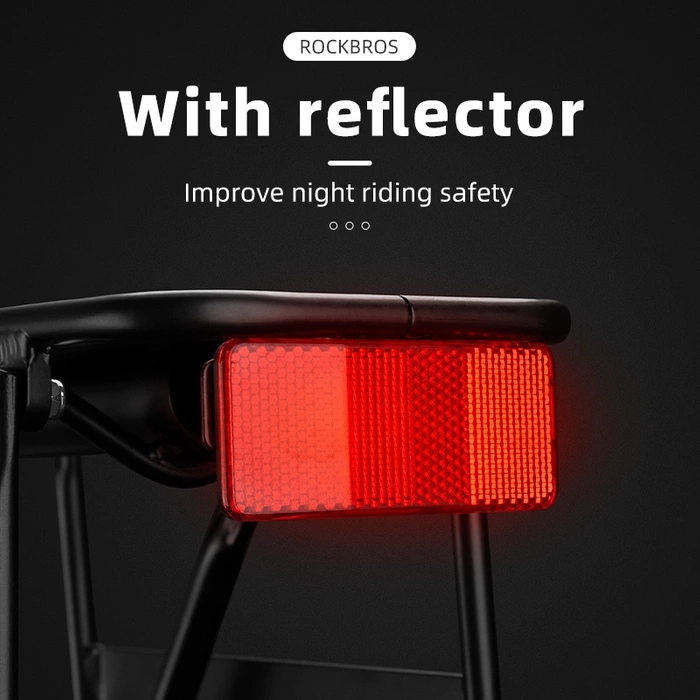 Rockbros 33210004001 Fahrradträger mit Ablage – Schwarz