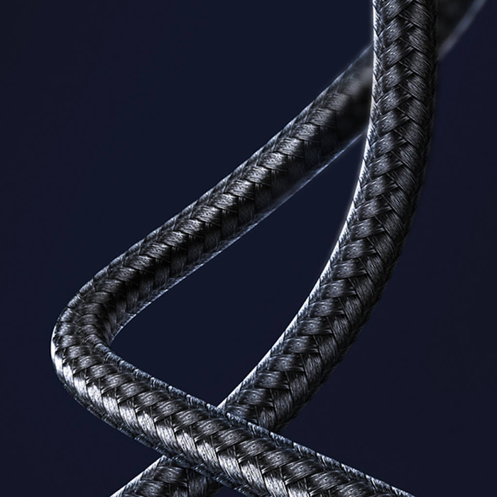 Cable Ugreen acodado 90° USB C - USB 2.0 480Mbps 3A 3m negro (US176)