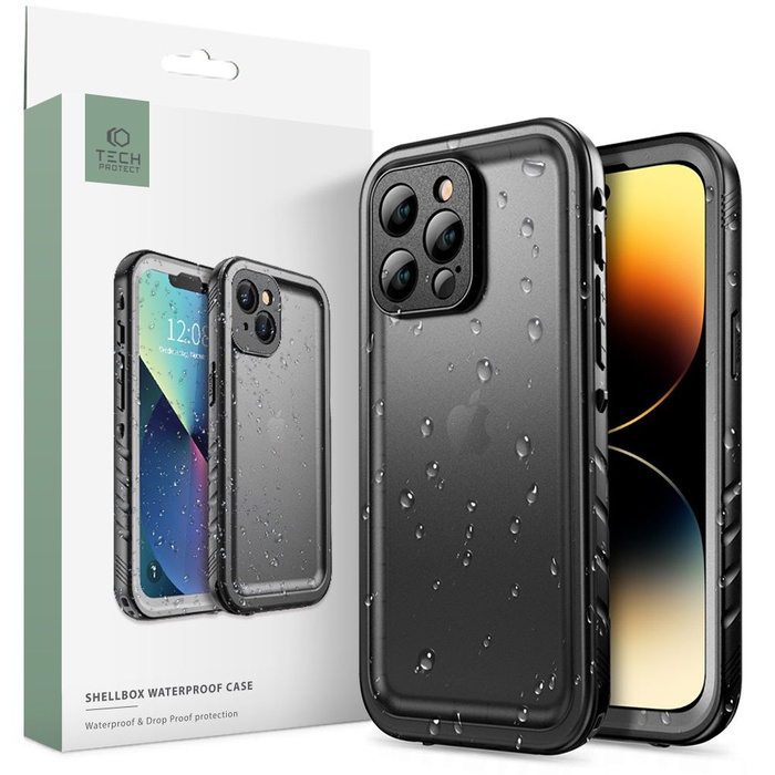 TECH-PROTECT SHELLBOX IP68 IPhone 14 PRO MAX SCHWARZ
