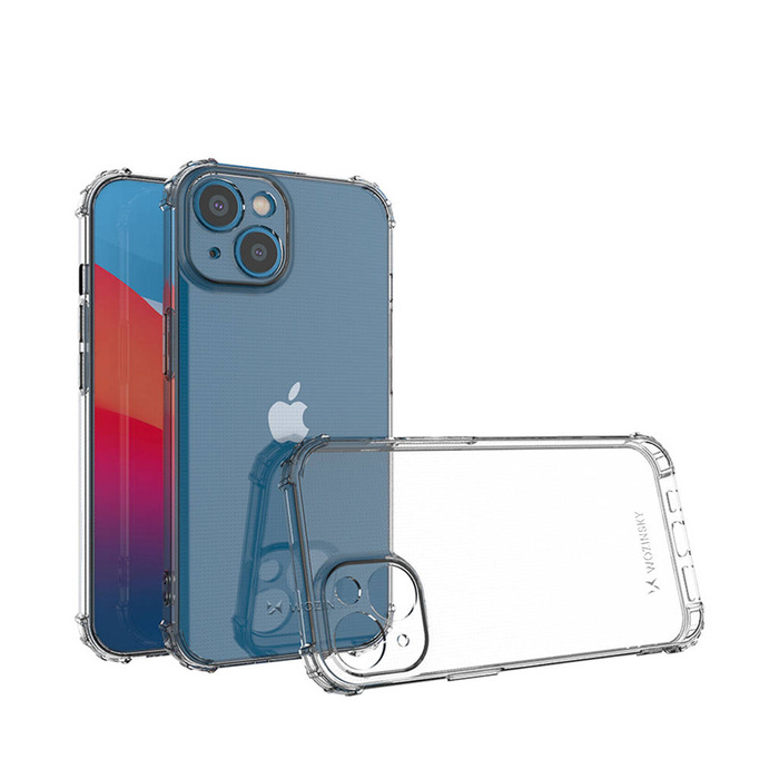 Wozinsky Anti Shock pour iPhone 14 Plus coque transparente transparente