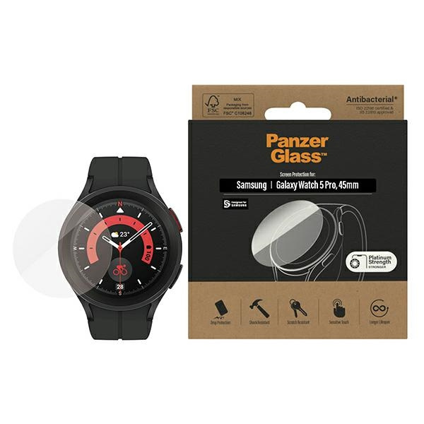 PanzerGlass Galaxy Watch Classic 5 Pro 45mm Bildschirmschutz Antibakteriell 3676