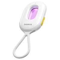 Baseus Heyo Series II Versteckter Kameradetektor mit Alarm und Mini-Taschenlampe + Baseus Simple USB-A - USB-C Kabel - Weiß