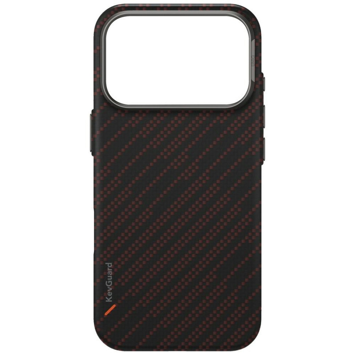 Etui UNIQ Keva EDGE do iPhone 17 Pro     Magclick Charging pomarańczowy