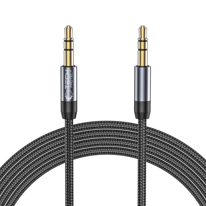 Tech-protect Ultraboost Aux Mini Jack 3.5mm Cable 150cm Black