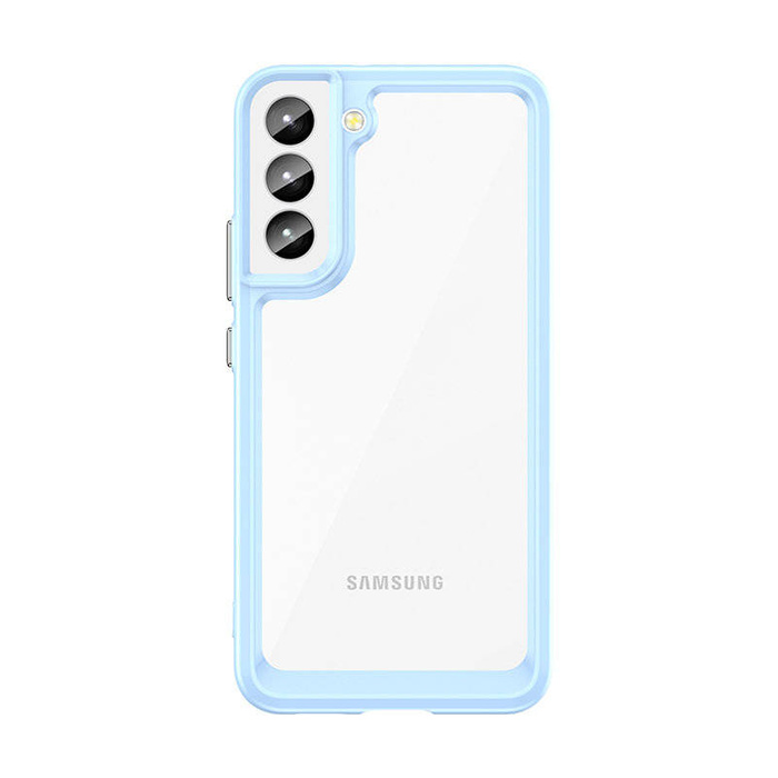 Funda Outer Space para Samsung Galaxy S23 con marco flexible azul