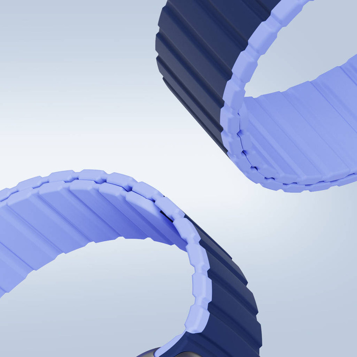 Bracelet Magnétique pour Apple Watch SE, 8, 7, 6, 5, 4, 3, 2, 1 (41, 40, 38 mm) Dux Ducis Strap (Version LD) - Bleu