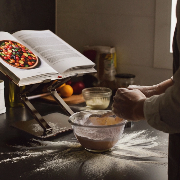 Laptop stand Wozinsky WRS-CPY75DSB aluminum + Free! smartphone stand - black