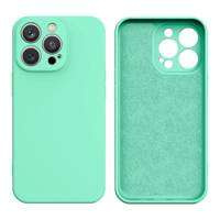 Coque en silicone pour iPhone 13 Pro Max housse en silicone vert menthe